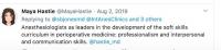 Anesthesiologists as leaders in the development of the soft skills curriculum in perioperative medicine: professionalism and interpersonal communication skills.